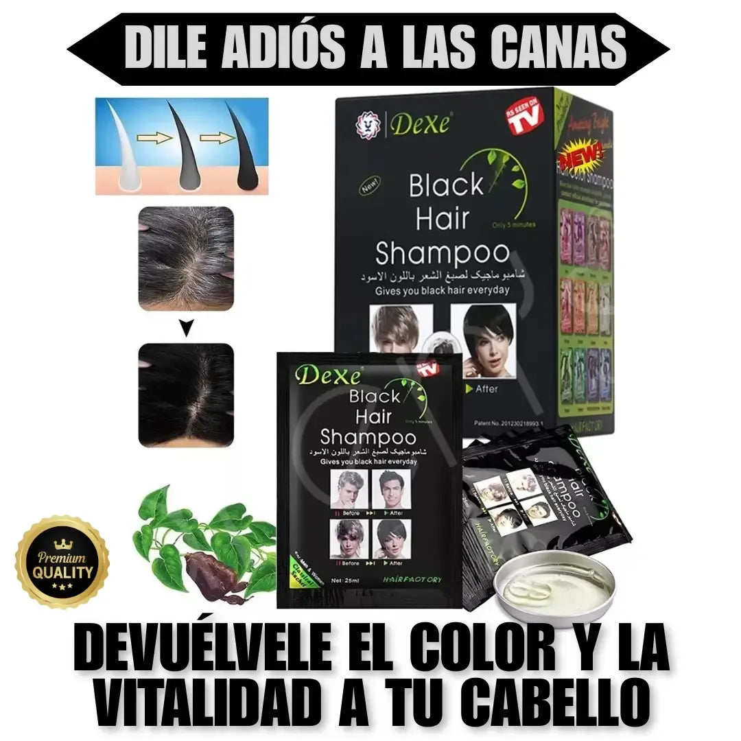 Black Hair® Shampoo Quita Canas