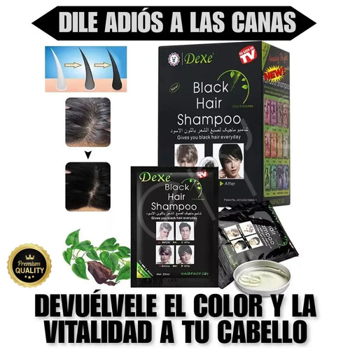 Black Hair® Shampoo Quita Canas
