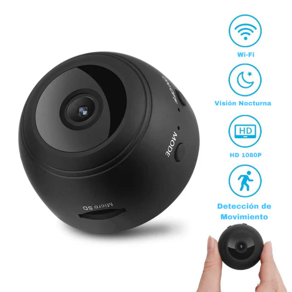 MiniCamara A9 HD 1080P CON VISIÓN NOCTURNA + MICRÓFONO