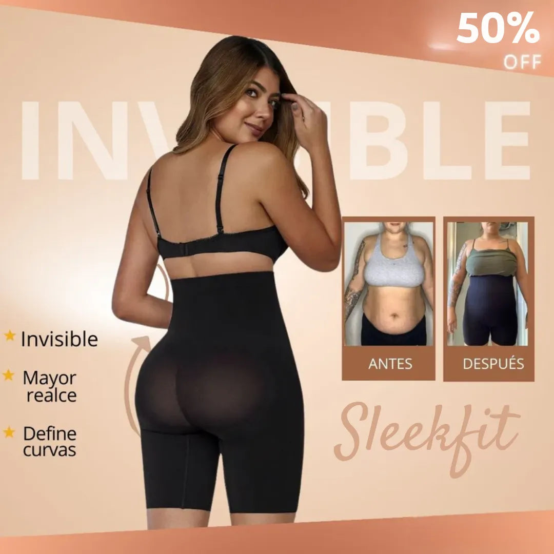 Short Tiro Alto Chupa Panza y levanta kola AbdomenSleekFit® -50% descuento