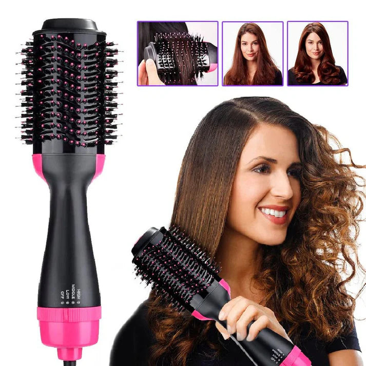 Cepillo Alisador 3 en 1 - Seca y Peina el Cabello 50%Descuento