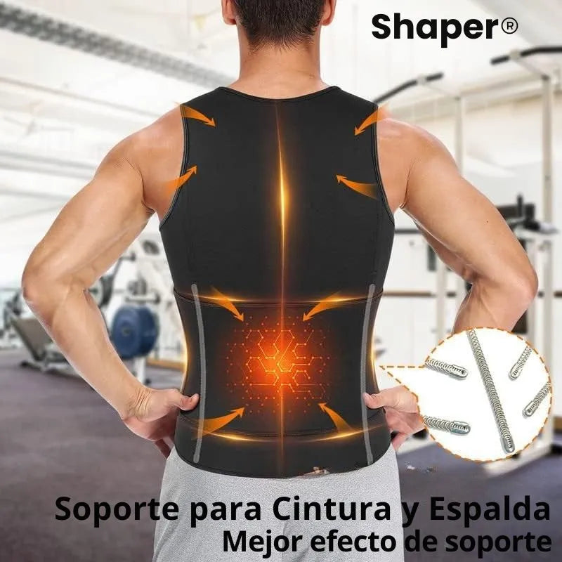 SHAPER SUDOR - Chaleco de compresión + Libro rutinas de ejercicio pdf + envio gratis