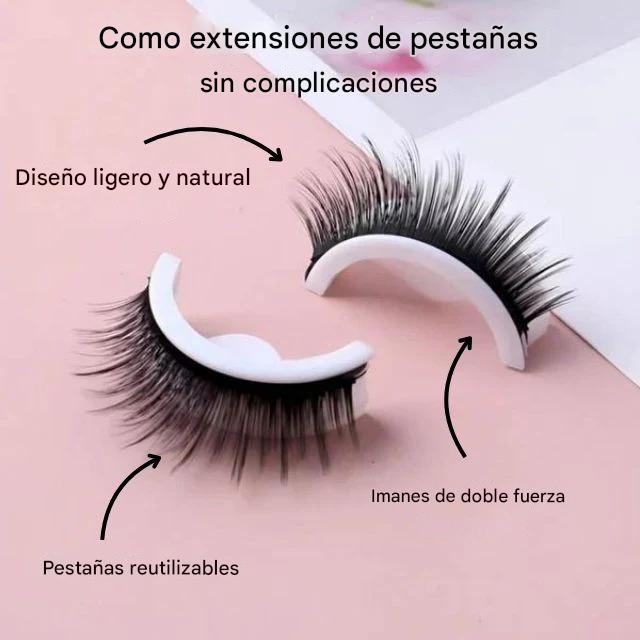KIT DE PESTAÑAS MAGNÉTICAS + (LLÉVATE GRATIS DELINEADOR MAGNÉTICO + PINZA)