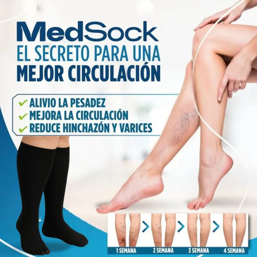 Medias de compresión MedSocks 50% descuento y envío gratis