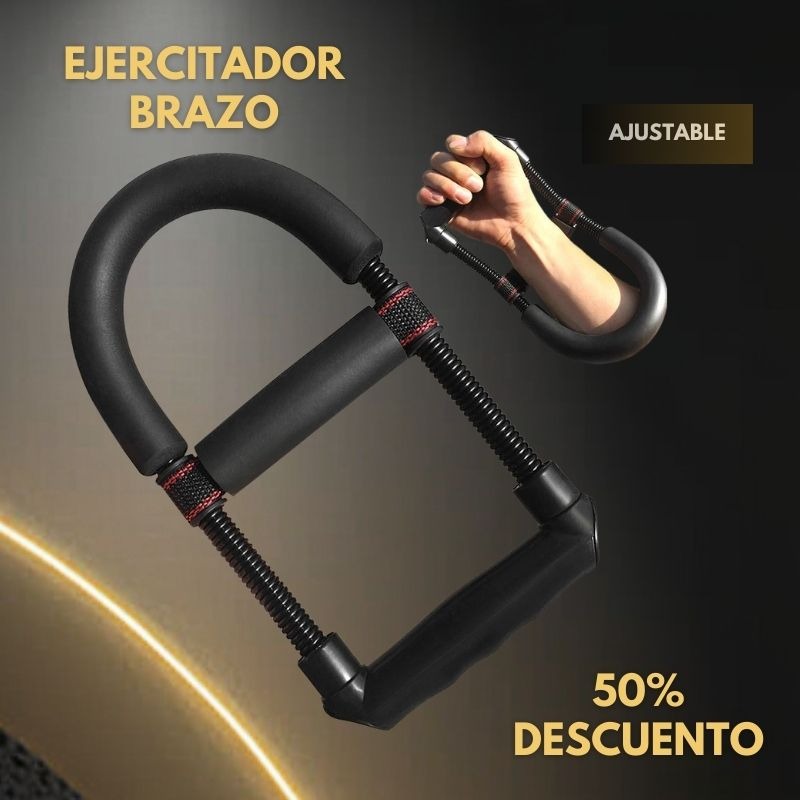 Ejercitador de brazo y muñeca + descuento 50% + obsequio