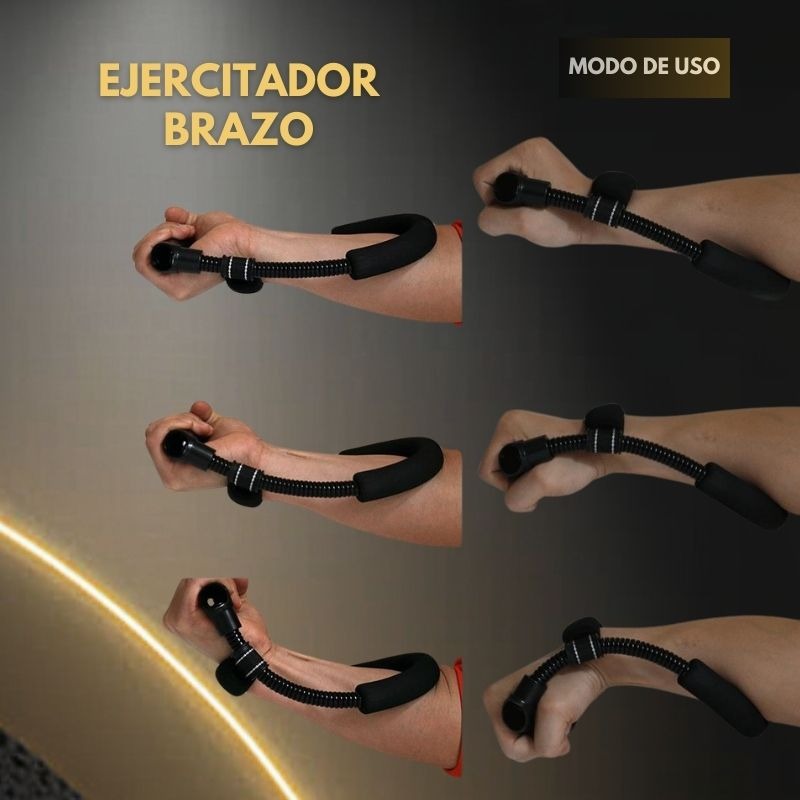 Ejercitador de brazo y muñeca + descuento 50% + obsequio