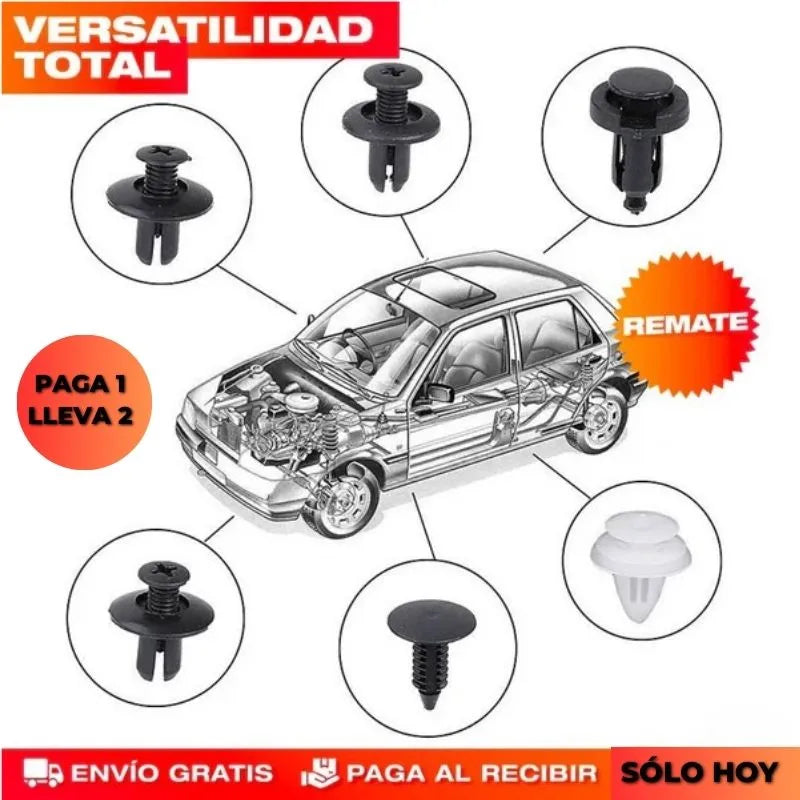 Kit de remaches para carros PAGA 1 LLEVA 2 + envio gratis