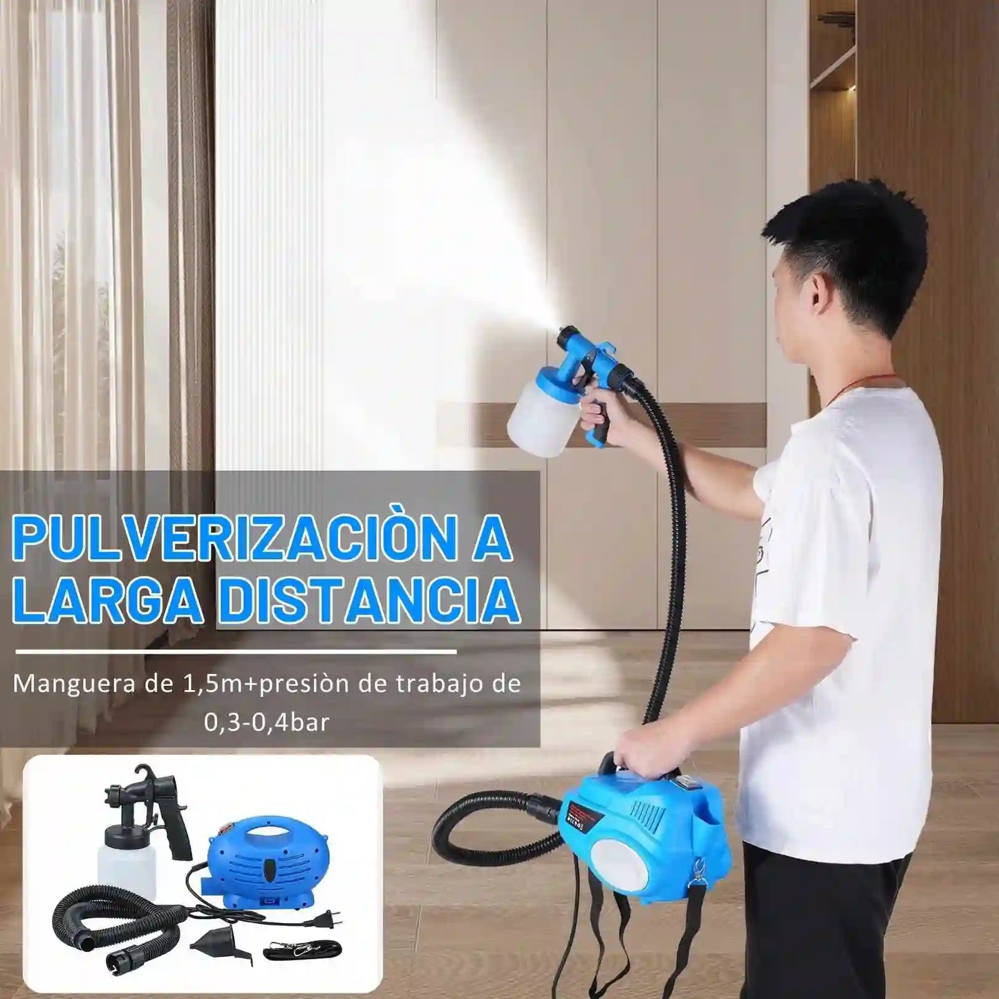 Paint Pro℗ Pistola pulverizadora pintura + envio gratis