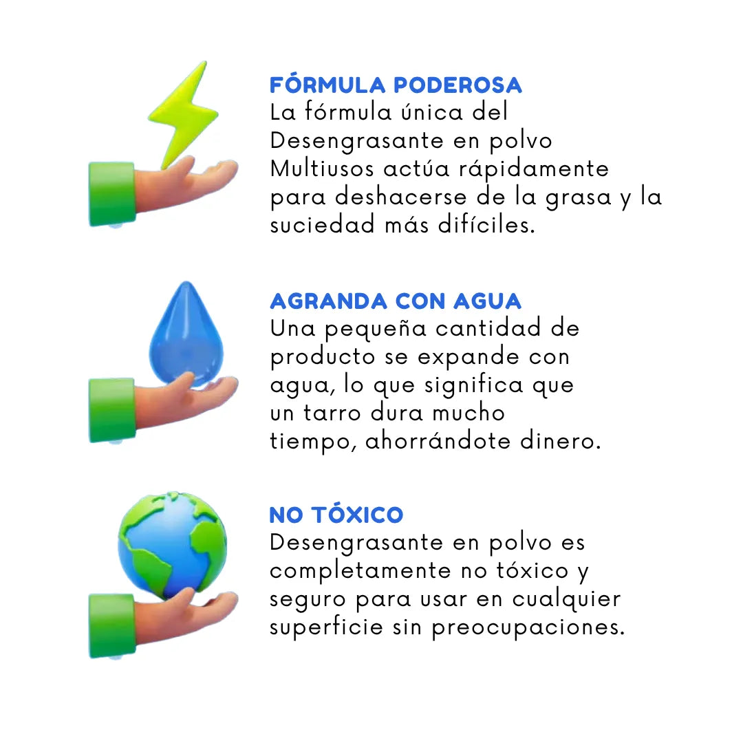 OFERTA 2X1 Desengrasante en Polvo Cleanpro®