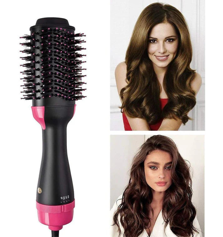Cepillo Alisador 3 en 1 - Seca y Peina el Cabello 50%Descuento
