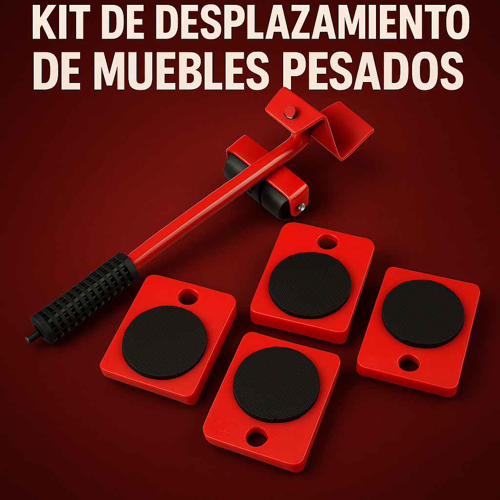 Moving-Helper®: Kit De Desplazamiento De Muebles Pesados
