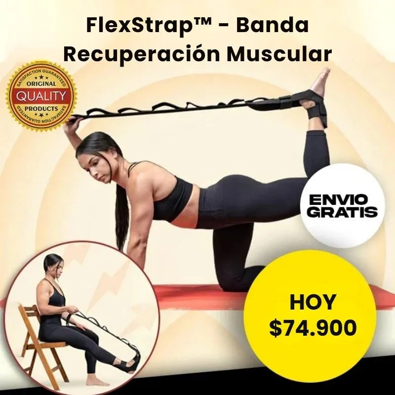 FlexStrap™ - Banda recuperación muscular