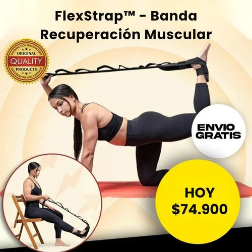 FlexStrap™ - Banda recuperación muscular