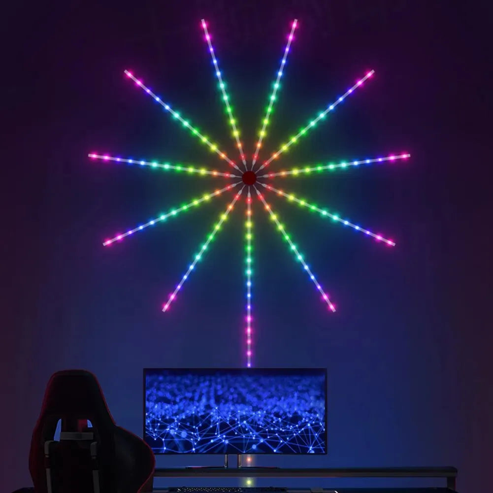 Luces Inteligentes con Sensor de Sonido - Efecto Fuegos Artificiales R