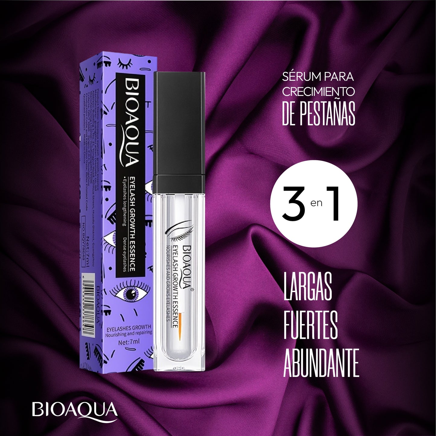 Serum Crece Pestañas -Ingredientes Naturales 50% DE DESCUENTO