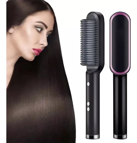 Cepillo Alisador 2 en 1 - Seca y Peina el Cabello 50%Descuento