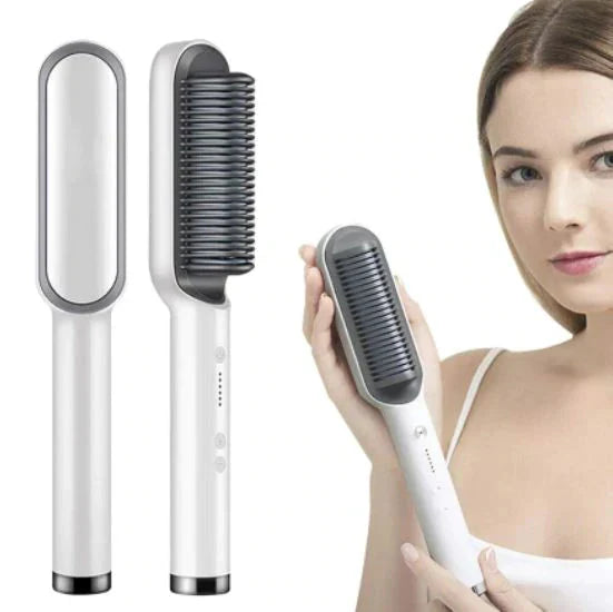 Cepillo Alisador 2 en 1 - Seca y Peina el Cabello 50%Descuento