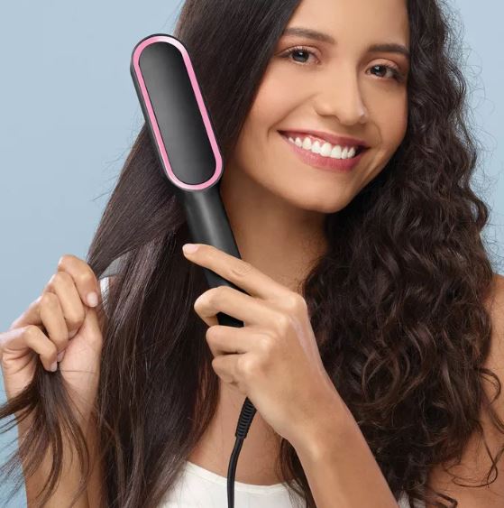 Cepillo Alisador 2 en 1 - Seca y Peina el Cabello 50%Descuento