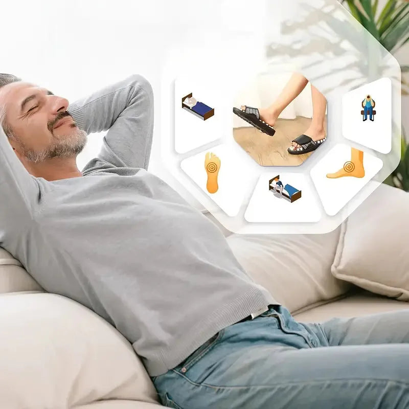 Sandalias acupuntura Relax ™ - Ahorra 40% descuento