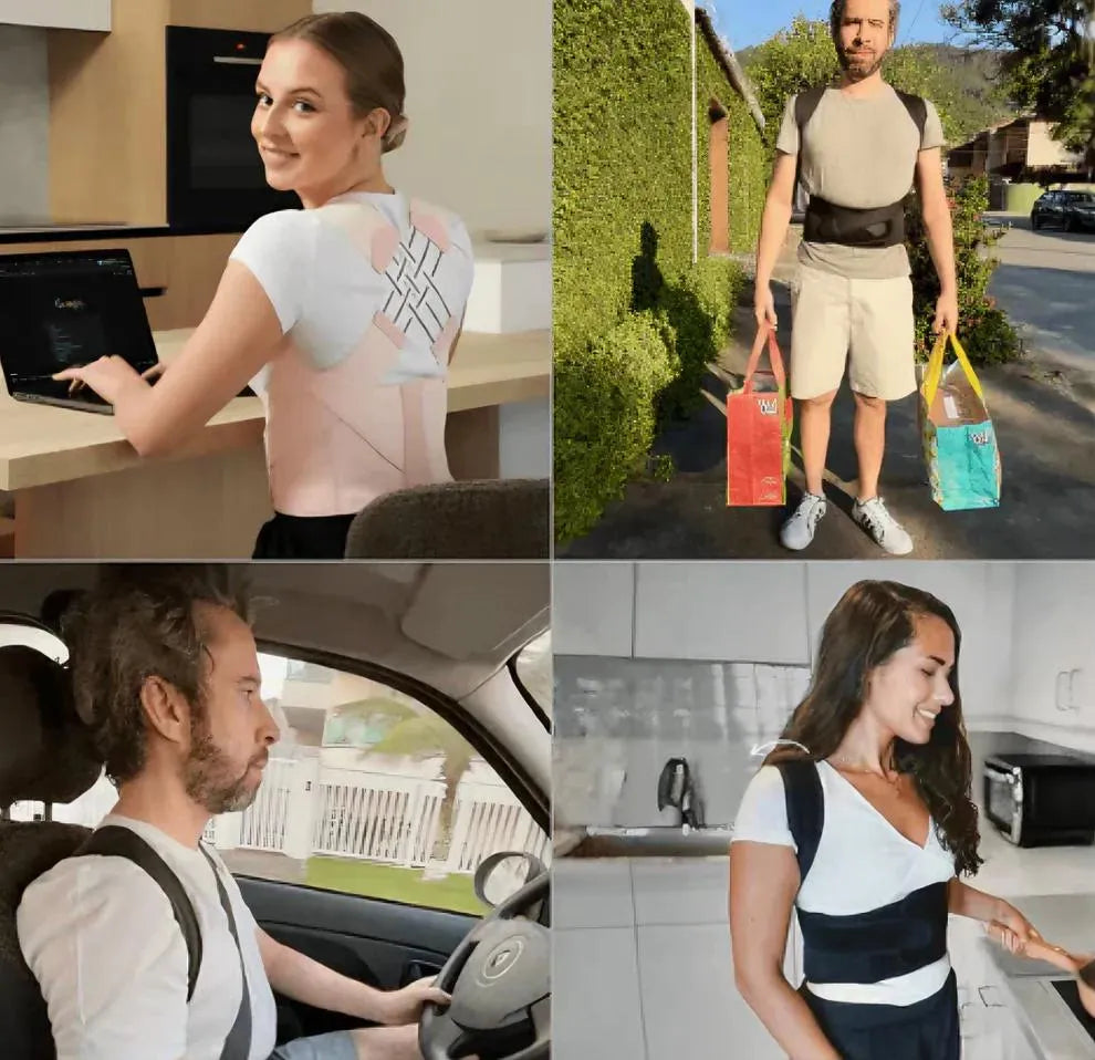 PosturePro - Corrector de Postura Soporte Lumbar - Ajustable y Còmodo