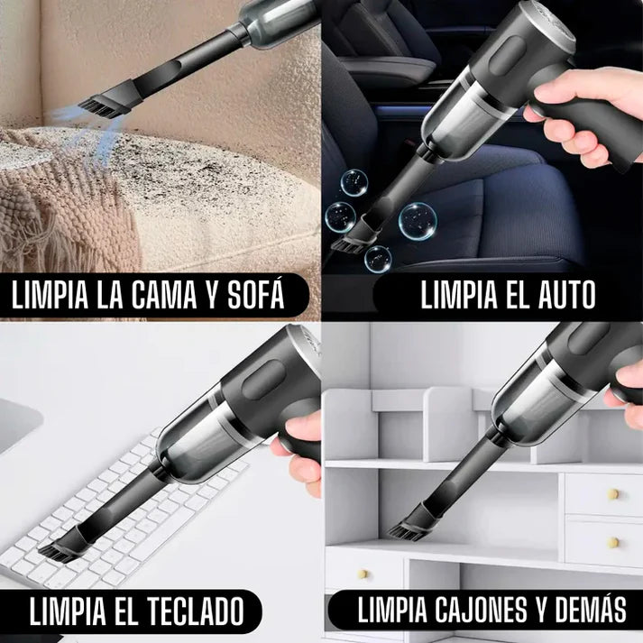 Full.Clean®: Mini Aspiradora 3 en 1