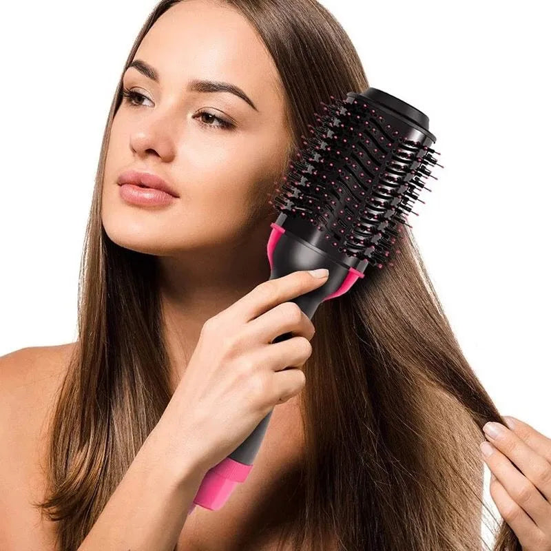 Cepillo Alisador 3 en 1 - Seca y Peina el Cabello 50%Descuento
