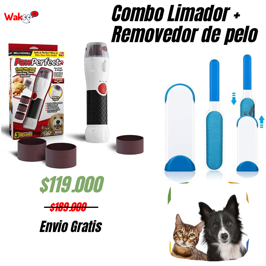 Limador de uñas para mascotas PawPerfect🐶🐱