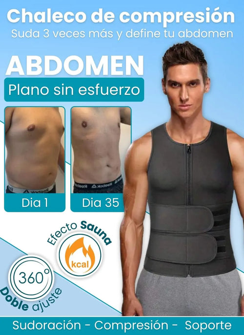 Chaleco de Compresión - Quema Grasa + gel reductor