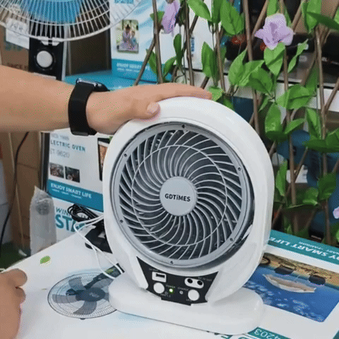 SolarFan ™ - Ventilador Solar + Iluminación + Powerbank Descuento 40%