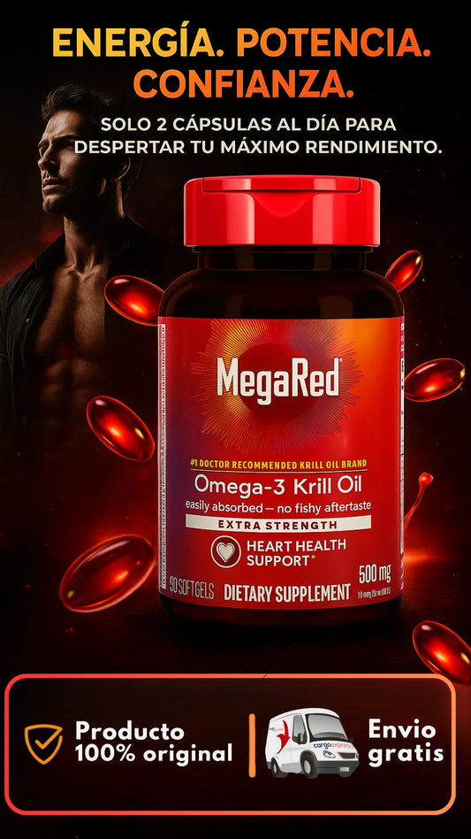 MegaRed - Omega 3 Rojo Premium