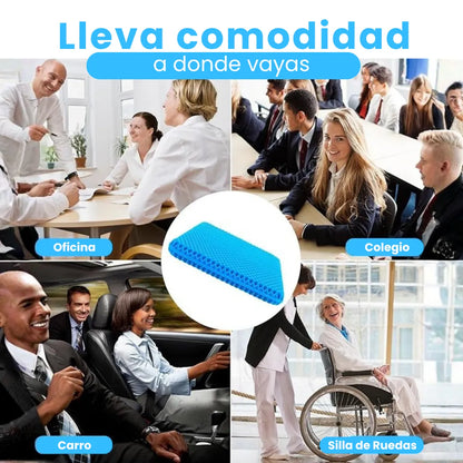 Cojín Ergonómico con Gel Transpirable + Envío Gratis