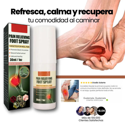 Spray Foot - Alivia el dolor de talón y Juanetes