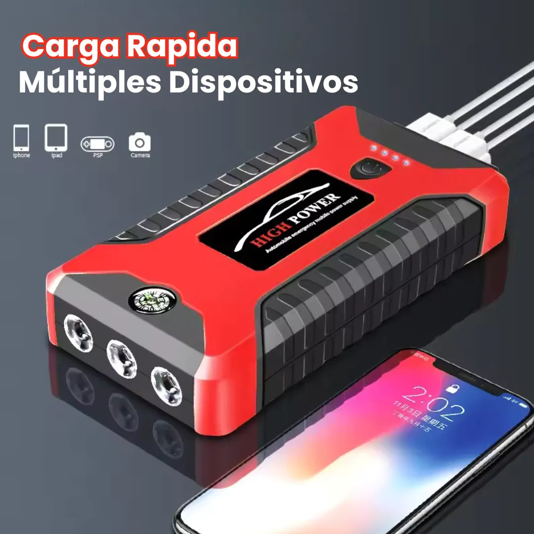 Cargador de Batería para Carros - Arrancador Portatil