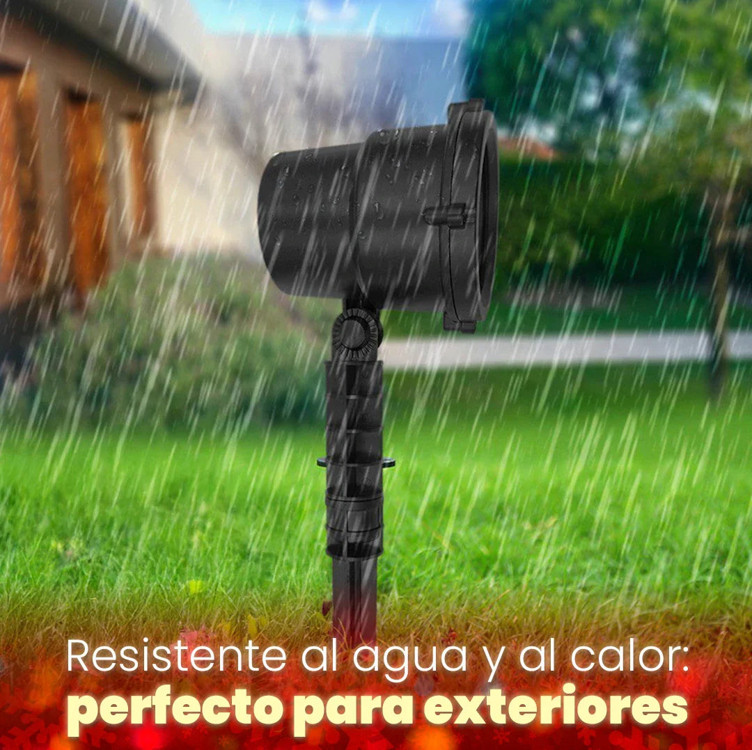 Proyector de Luces Navideñas Para Exteriores - Apagado Automático