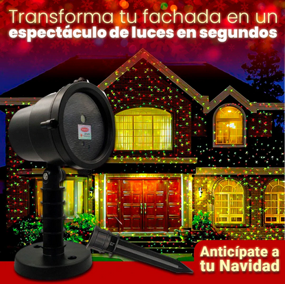 Proyector de Luces Navideñas Para Exteriores - Apagado Automático