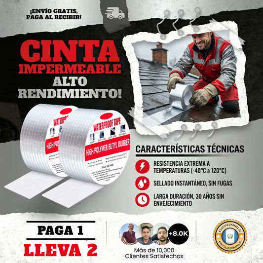 Cinta Impermeable Tapa goteras PAGA 1 LLEVA 2