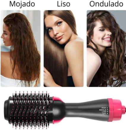 CEPILLO SECADOR 3 EN 1 l SECA-PLANCHA-ALISA CABELLO