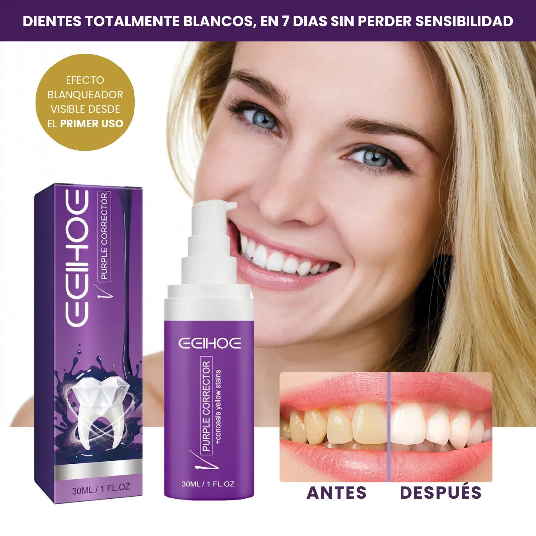 Blanqueador Dental Morado - Efecto Inmediato