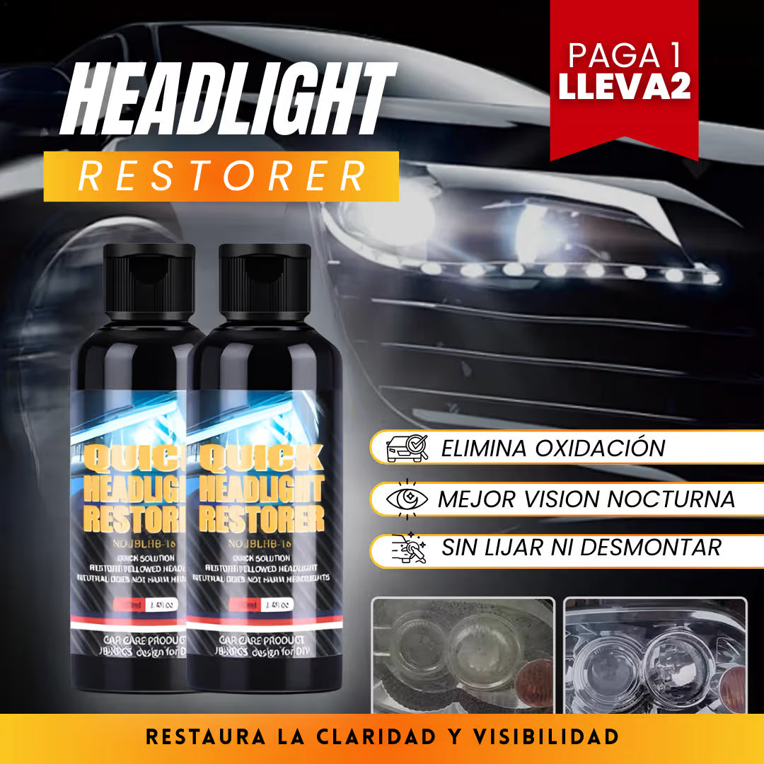 Oferta 2x1 Tratamiento Restauración de Faros