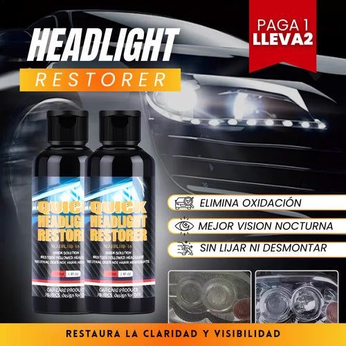 Oferta 2x1 Tratamiento Restauración de Faros
