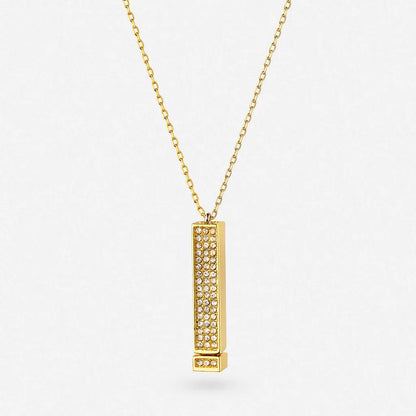Collar Con Mensaje Te amo  Bañado en Oro 18K + envío gratis + Caja de Regalo