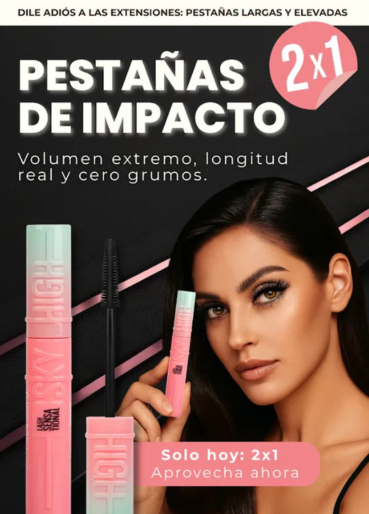 SKY  HIGH - Mascara de pestañas - Resistente al agua - COMPRA 1, LLEVA 2