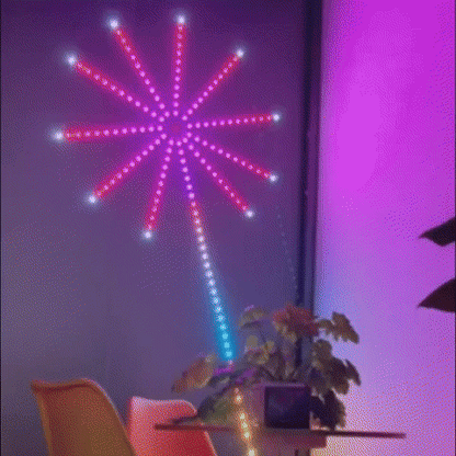 Luces Inteligentes con Sensor de Sonido - Efecto Fuegos Artificiales R