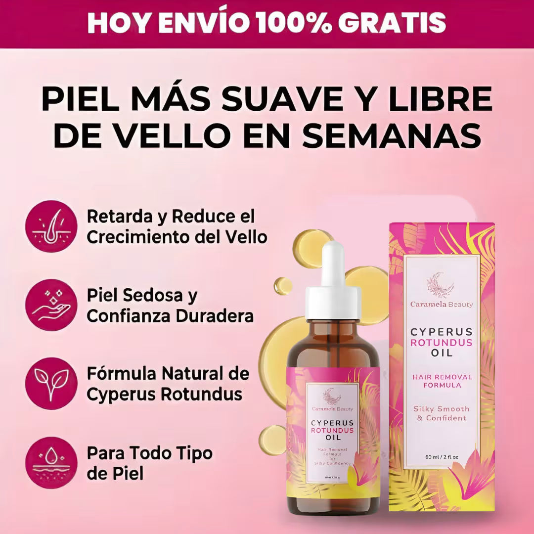Aceite de Cyperus para Depilación Natural