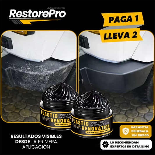 RestoreBLack - Renovador de Partes Negras de Carros - PAGA 1 LLEVA 2