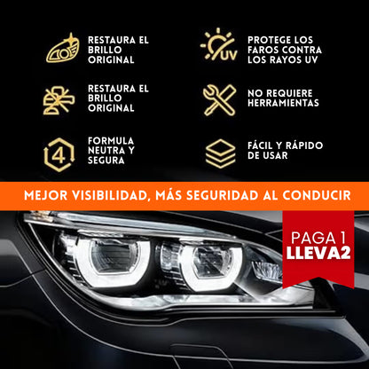 Oferta 2x1 Tratamiento Restauración de Faros
