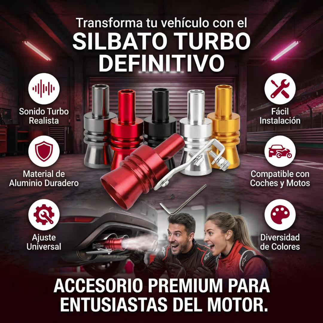 TURBO NITROFAKE - Silbato de sonido - PAGA 1 LLEVA 2