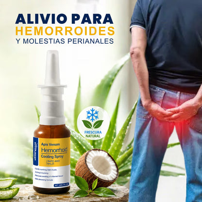 Spray para hemorroides, Efecto Calmante Inmediato Para Molestias