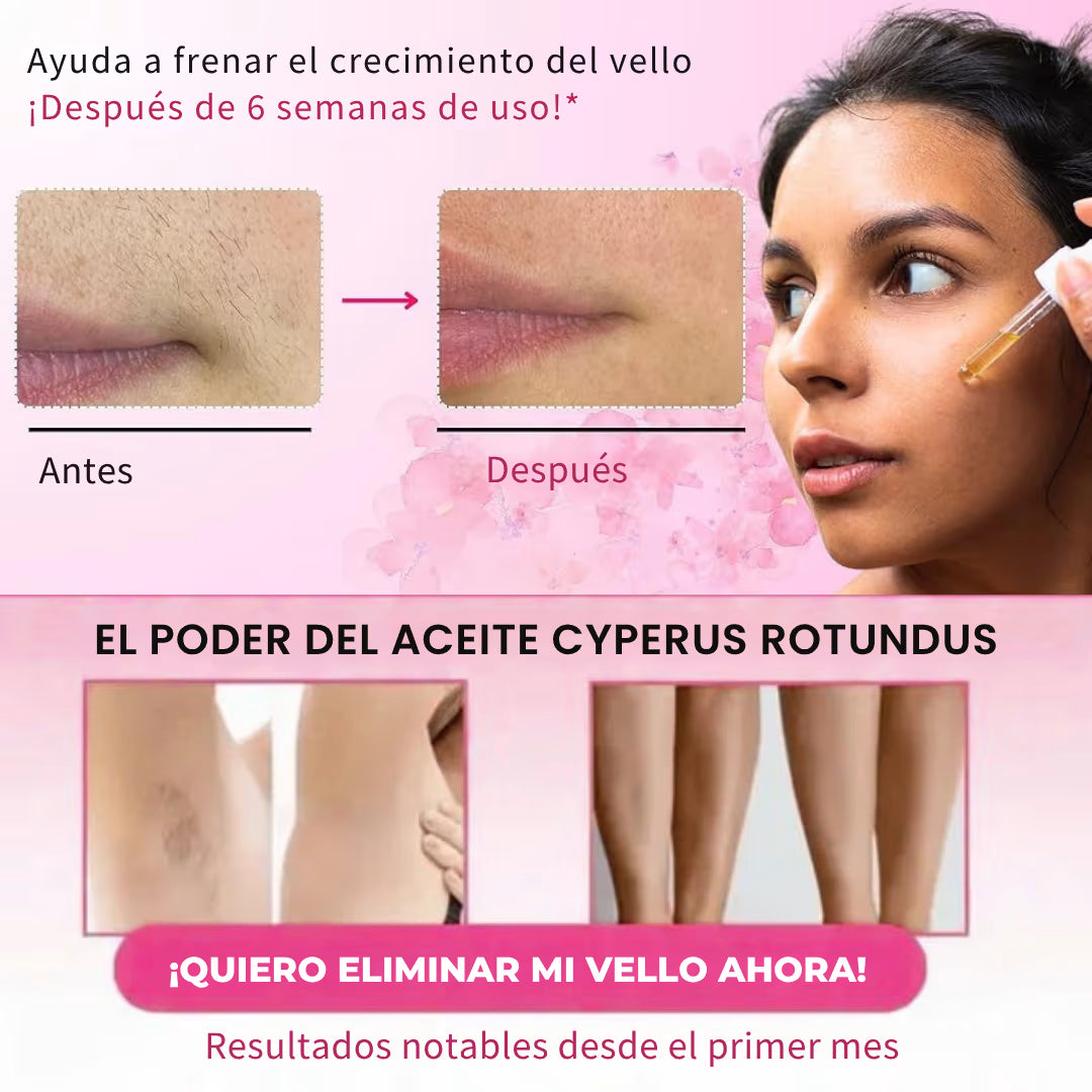 Aceite de Cyperus para Depilación Natural